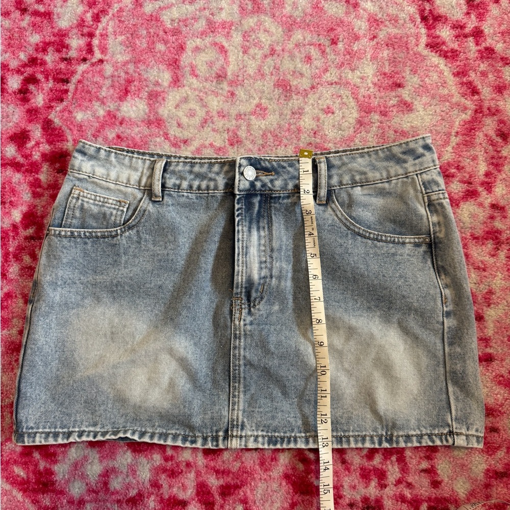 SHEIN Classic Denim Mini Skirt